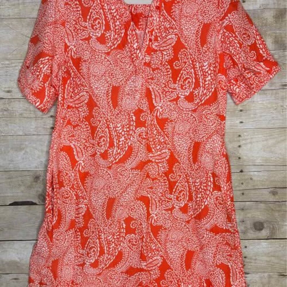 Chicos Size 1 Linen Dress